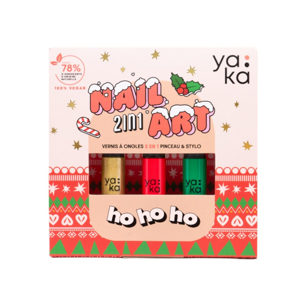 Coffret Nail art Ho Ho Ho - Yaka