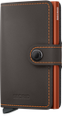 Miniwallet Matte - Truffle & Orange - Secrid