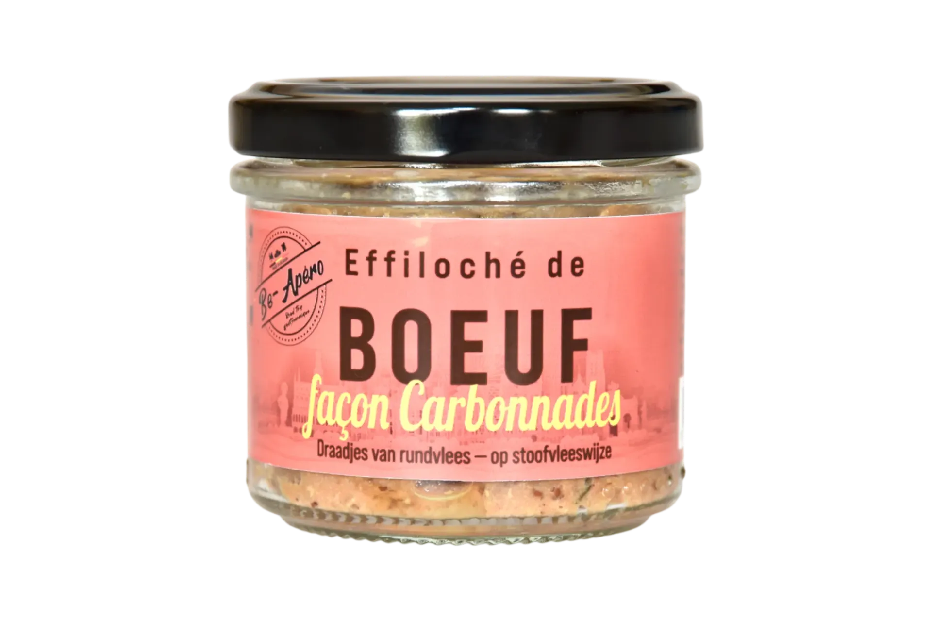 Effiloché de boeuf façon carbonnades – 90g - Be apéro