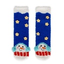 Chaussettes antidérapantes de Noël adulte - Bonhomme de neige