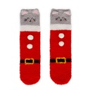 Chaussettes antidérapantes de Noël adulte - Chat