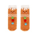 Chaussettes antidérapantes de Noël enfant - Pain d'épices
