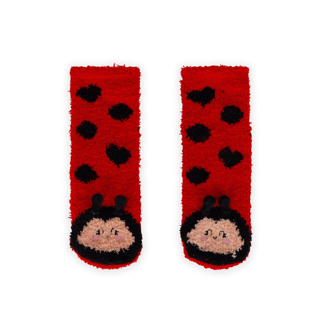 Chaussettes antidérapantes enfant - Coccinelle