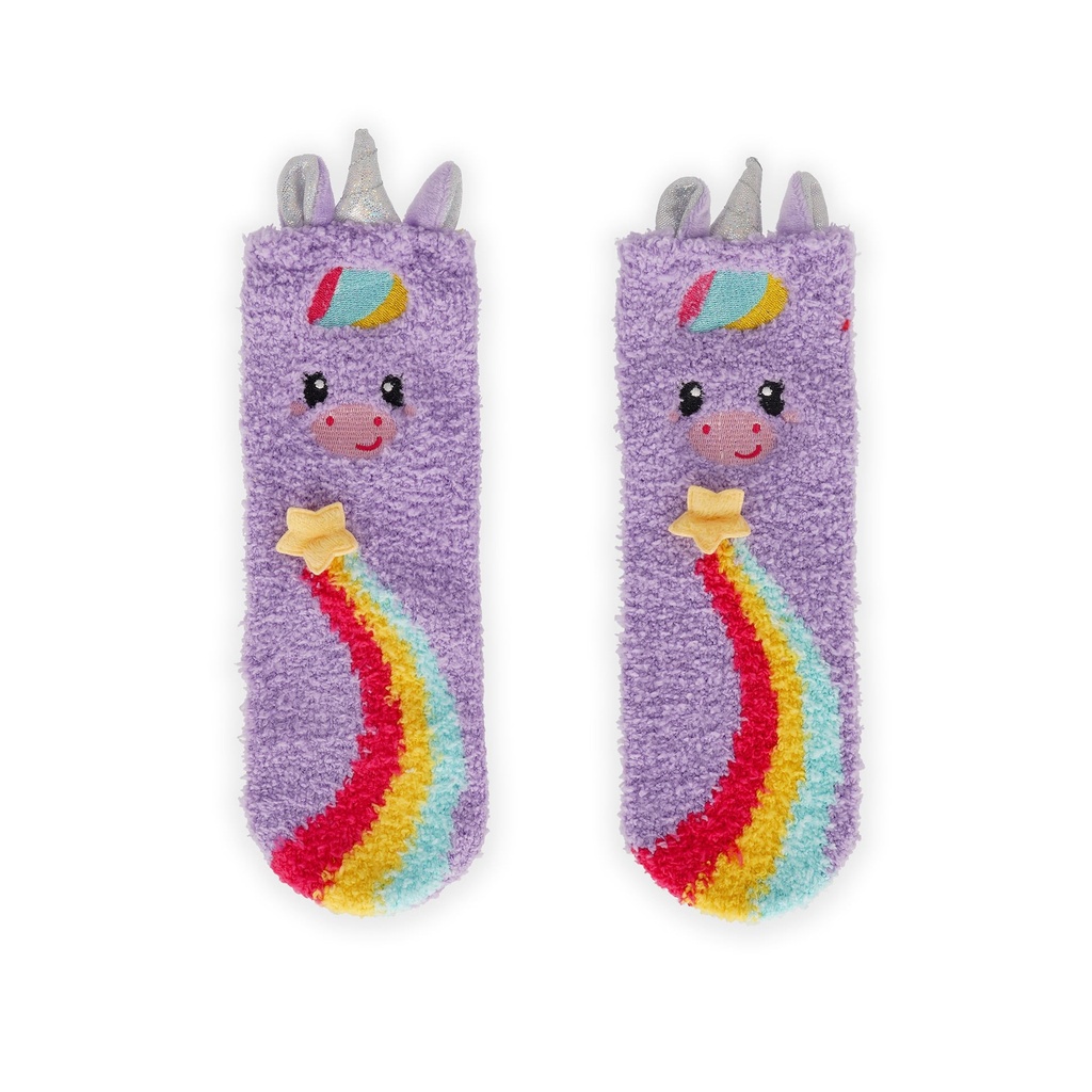 Chaussettes antidérapantes enfant - Licorne