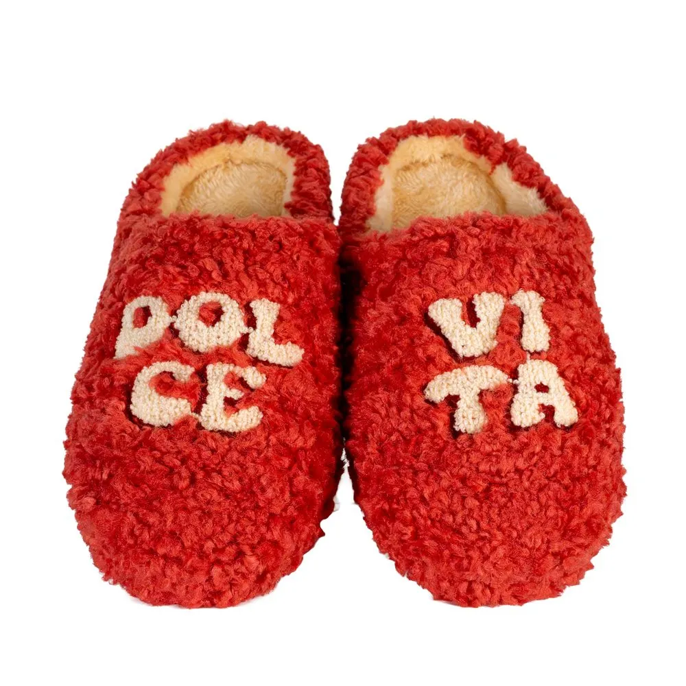 Chaussons Taille M/L - Décor Dolce Vita - WD