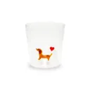 Gobelet en verre avec décor - 250ML  - WD