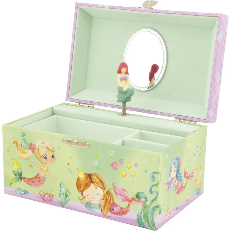 COFFRE MUSICAL SIRENE ET COQUILLAGE