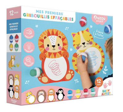 Mes premiers gribouillis effaçables - 12 mois