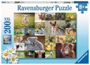 PUZZLE 200 PIECES - ADORABLES BEBES ANIMAUX