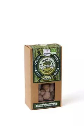Cacaotines Chocolat noir -Gingembre Bio - 250G - Quai Sud