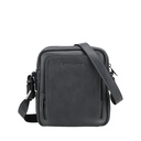 2628-07 Anthracite - Grand sac travers cuir Nairo - ARTHUR & ASTON