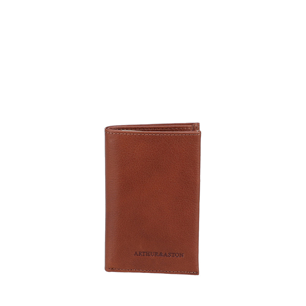 2628-119 Cognac - Petit porte-cartes Cuir Nairo - ARTHUR & ASTON