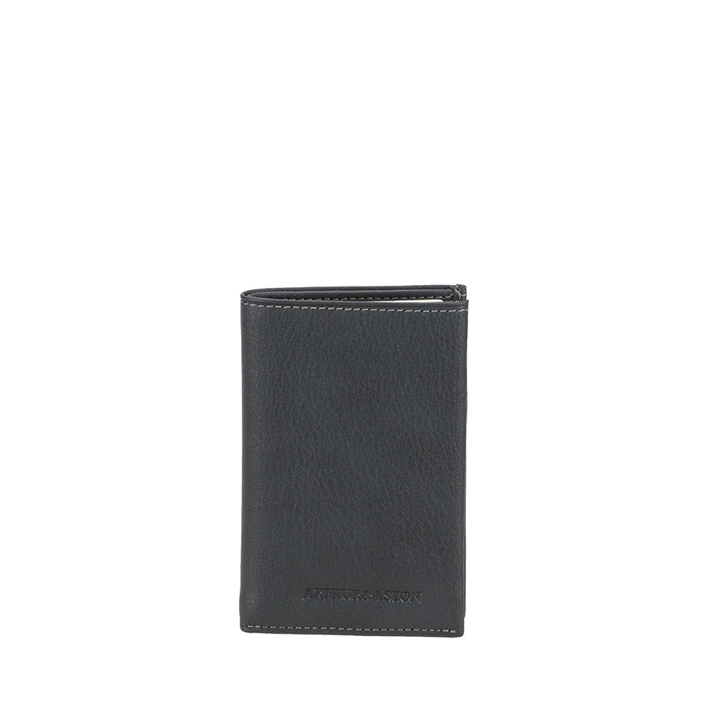 2628-119 Anthracite - Petit porte-cartes Cuir Nairo - ARTHUR & ASTON