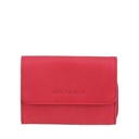 2613-165 Fuchsia - Petit Porte-monnaie pression Maé en cuir - ARTHUR & ASTON