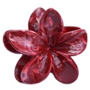 Pince à cheveux fleur bordeaux - Love Ibiza