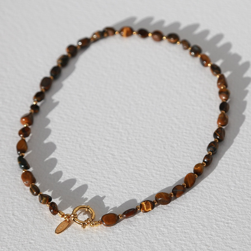 Collier œil de tigre - Love Ibiza