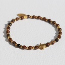 Bracelet pierres tortue œil de tigre - Love Ibiza