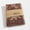 Bandana paisley marron rouge - Love Ibiza