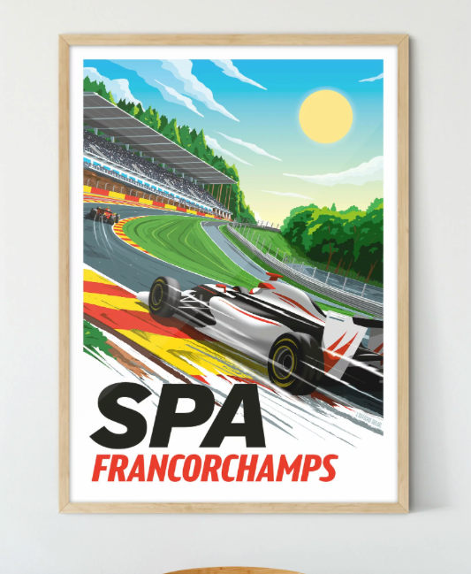 Affiche Francorchamps 