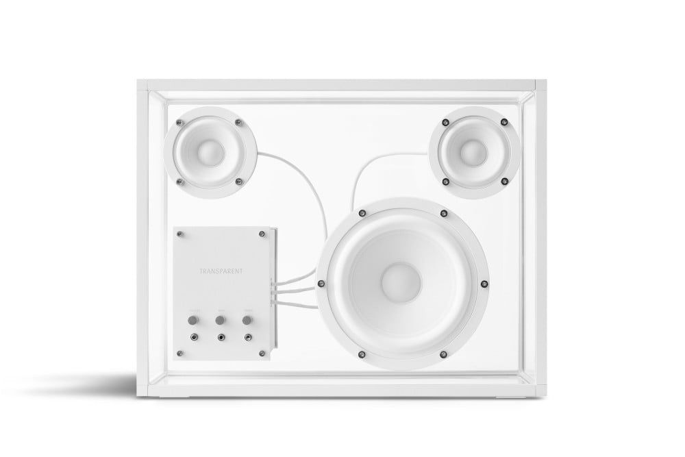 Enceinte Transparent (blanche) - Grand modèle 
