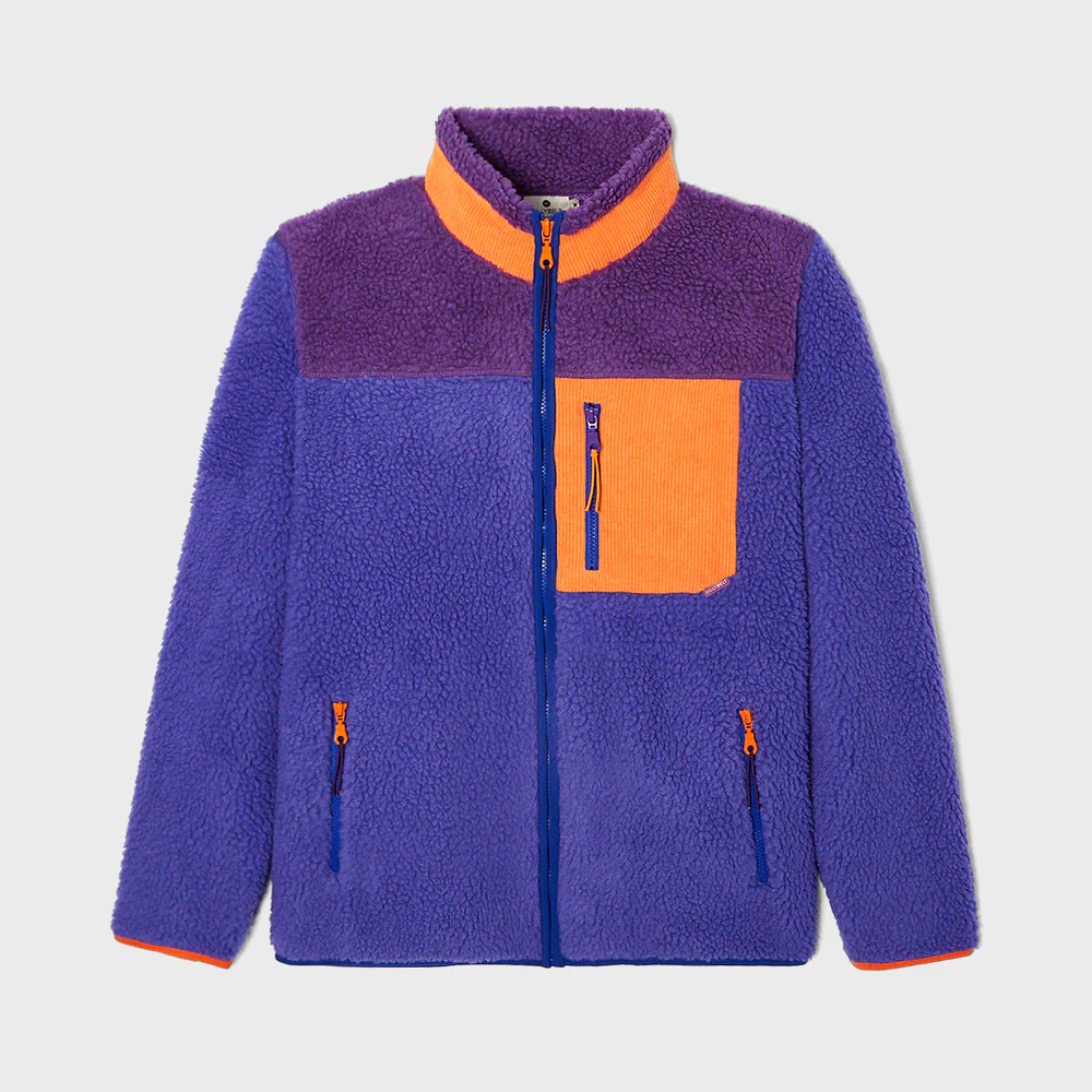 Veste Sherpa mixte zippée - Billybelt - Bubblegum