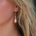 Boucles d'oreilles Peach drop - Love Ibiza