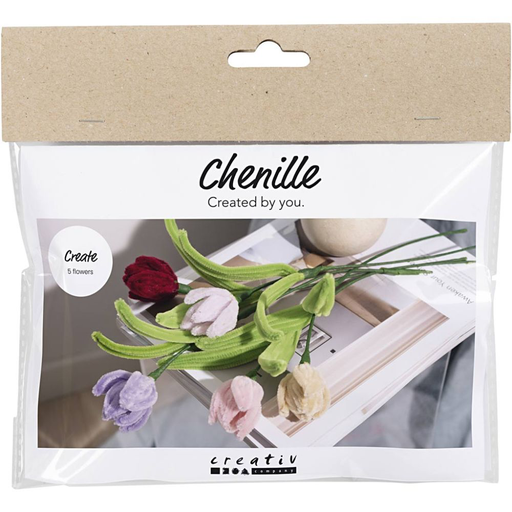 Mini Kit DIY Fleurs en Fil Chenille - Creativ