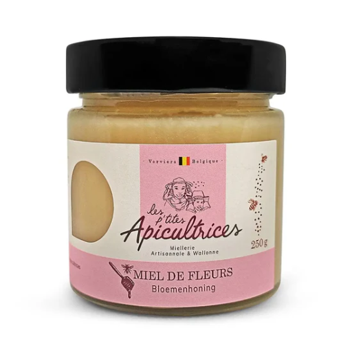 Miel de fleurs crémeux - Les p'tites Apicultrices
