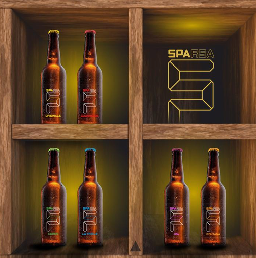 Coffret 6 bières 6x33 Cl - 2 Ipa, 2 Triples, 1 Originale, 1 Gourmande - Sparsa