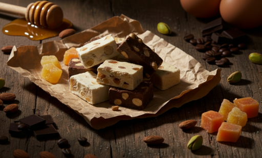 Nougats aux amandes - Les Bonbons de Grand-Mère