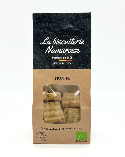Biscuits salé Truffe Bio - 100g - La biscuiterie Namuroise