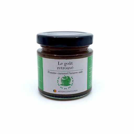 Confiture Pomme-Caramel-Beurre salé - 145g - Les goûts retrouvés