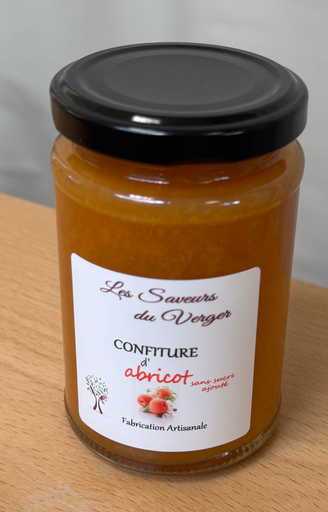 Confiture d'abricot - 210ml - Les saveurs du Verger