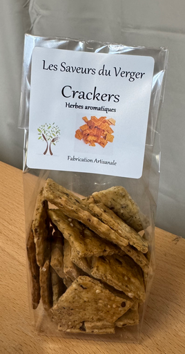 Crackers Herbes aromatiques - 85g - Les saveurs du Verger