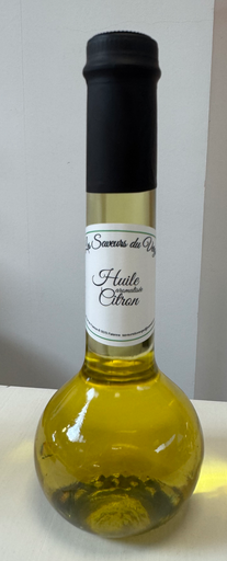 Huile aromatisée Citron - 20cl - Les saveurs du Verger