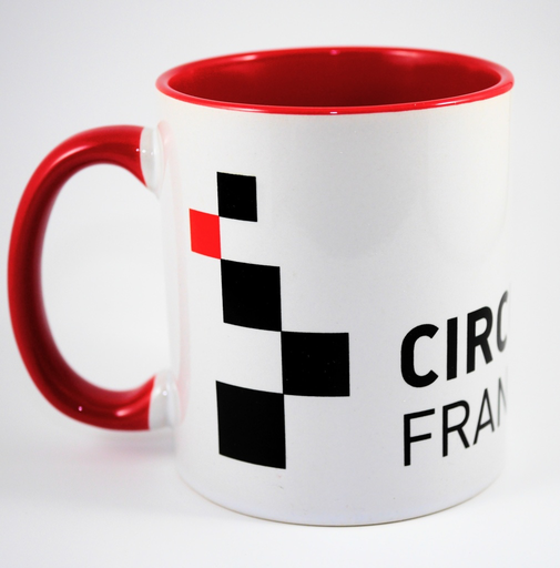 Tasse à motif écriture Francorchamps