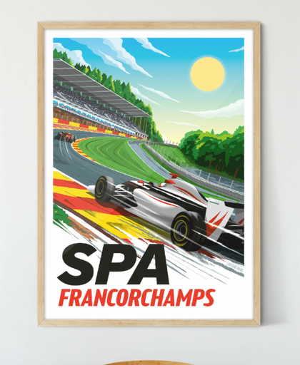 Affiche Francorchamps 