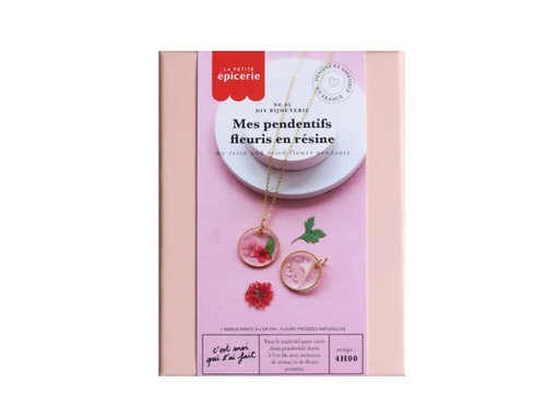Bijouterie DIY - Mon pendentif fleuri - La petite épicerie