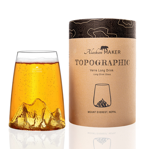 Verre topographique Mont Blanc - Alaskan Maker