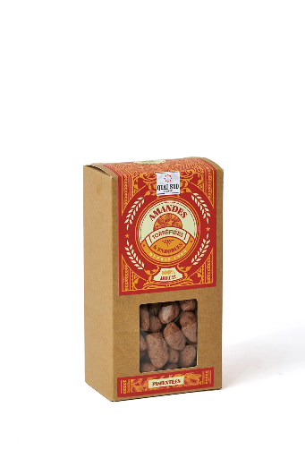 Amandes Enrobées de Chocolat Pimentées - 200G - Quai Sud 