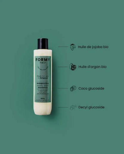 Shampoing liquide pour homme - 250 Ml - tous types de cheveux - FORMY 