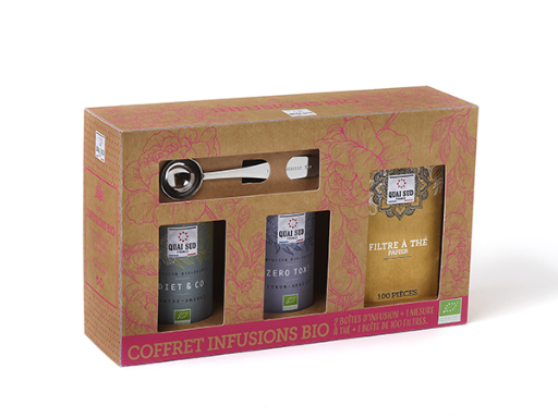 Coffret Infusions Bio - 115 g - Quai Sud