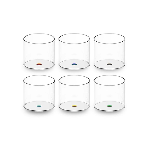 Set de 6 verres en verre borosilicate - WD